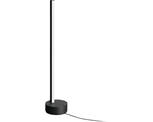 Vloerlamp met verticale lichtbron en ronde voet