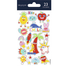 Draeger stickervel met 23 stickers