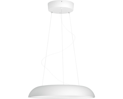 Hanglamp met ronde vorm en ophanging aan dunne kabels