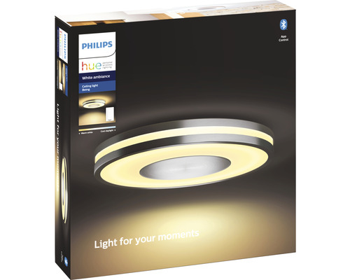 Verpakking van de Philips Hue White Ambiance Being plafondlamp