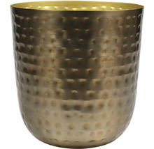 Bloempot met gehamerd patroon