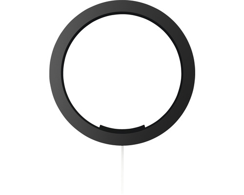 Zwarte ringlamp met kabel