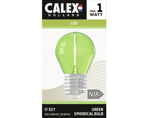 CALEX LED-lamp E27/0,5W groen