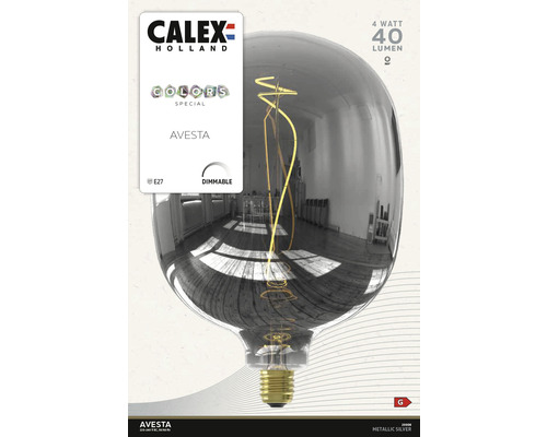 CALEX LED Filament lamp Avesta E27/4W metallic zilver