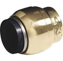 Metalen deurstopper met rubberen buffer