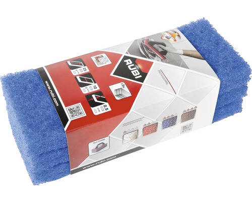 Rubi sponsbord vervangingsspons, blauwe vezelstructuur