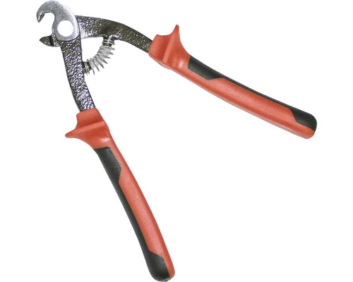 Draadsnijder met veer en handgrepen