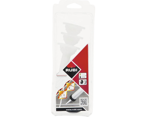 RUBI Onderdelenset voor kitspuit, 5 delig RUBI Onderdelenset voor kitspuit, 5 delig