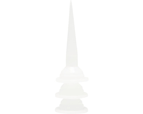 Witte markeringskegel van kunststof