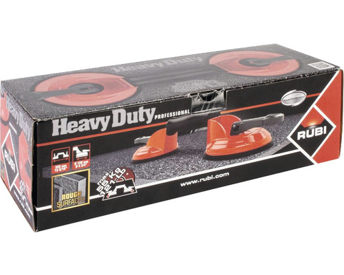 Verpakking van de Rubi Heavy Duty dubbele vacuüm zuignap voor ruwe oppervlakken