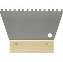 Tegellijm spatel met houten handvat