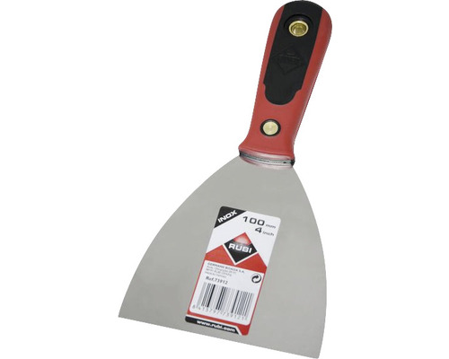 Roestvrijstalen plamuurmes met een breedte van 100 millimeter
