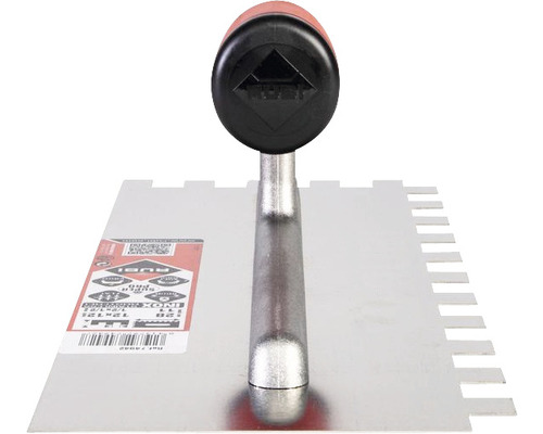 Roestvrijstalen lijmkam met handvat