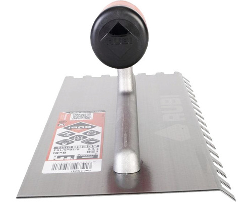 Metalen lijmkam met handgreep