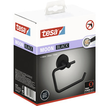 TESA Moon Black toiletrolhouder zonder klep zwart 99x140x53 mm