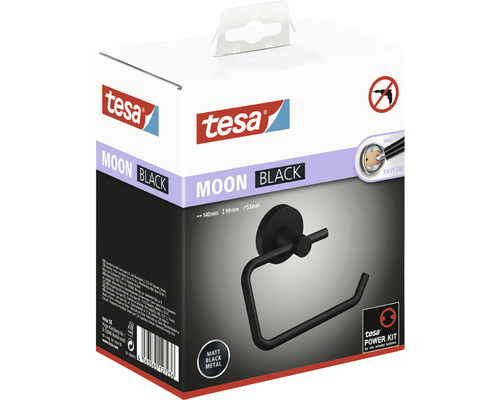 Tesa Moon Black toiletpapierhouder verpakking
