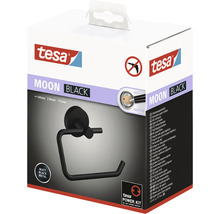 TESA Moon Black toiletrolhouder zonder klep zwart 99x140x53 mm