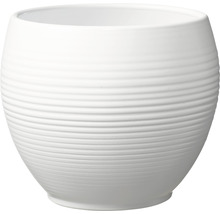 Ronde plantenpot met horizontale ribbels