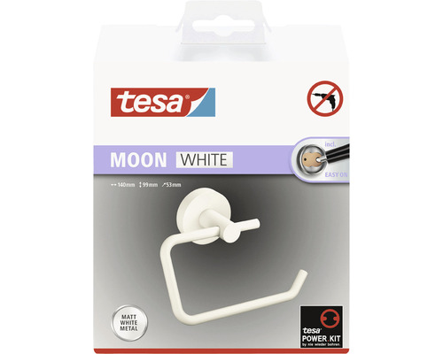 Tesa Moon toiletpapierhouder wit, verpakking