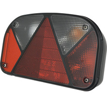 Achterlicht voor aanhanger met driehoekige reflector