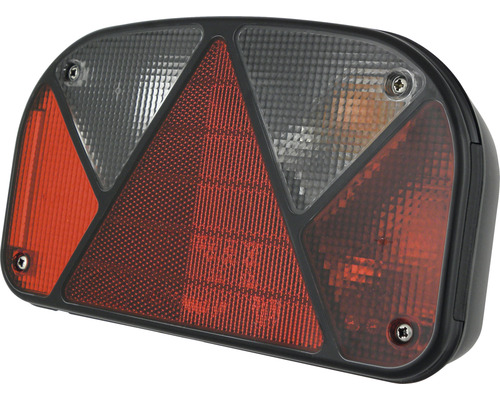 Achterlicht voor aanhanger met driehoekige reflector