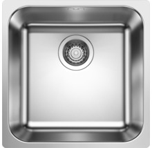 Spoelbak van roestvrij staal met afvoergarnituur