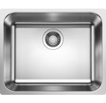 Spoelbak van roestvrij staal met afvoer