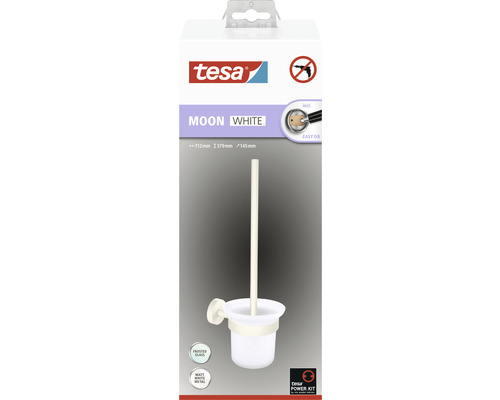 Tesa Moon White toiletgarnituur voor wandmontage