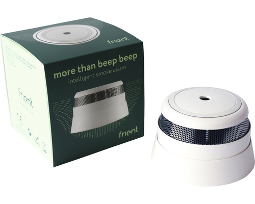 Frient rookmelder met verpakking
