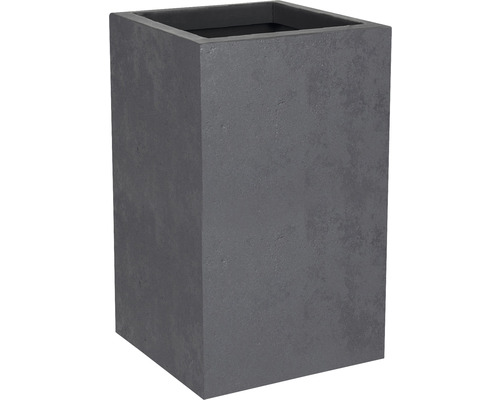 Plantenbak Basalt Up antraciet 29,5x29,5x49,5 cm