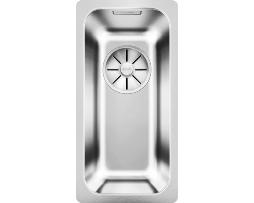 Roestvrijstalen spoelbak met afvoerslang