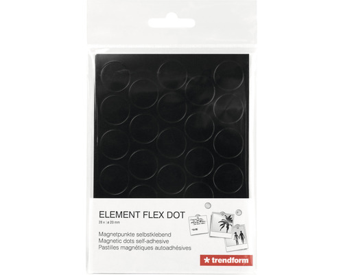 Zelfklevende magnetische stippen, 28 stuks