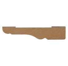 Houten lijst met profiel