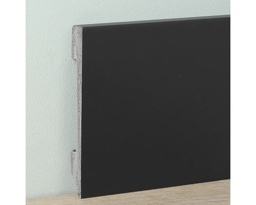 MACLEAN Watervaste plint zwart 120 mm