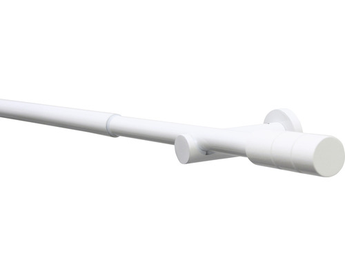 GARDINIA Kreta gordijnroede uitschuifbaar wit Ø 16/19 mm 120-210 cm