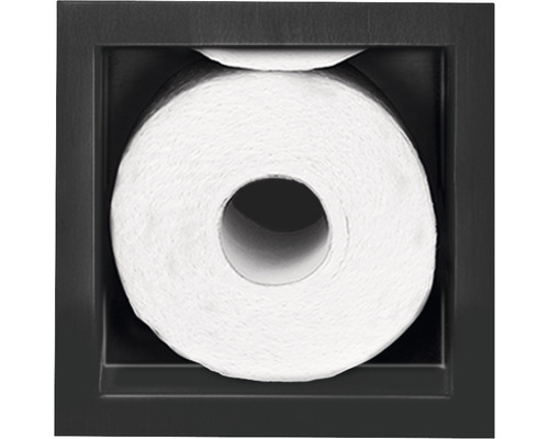 Toiletpapierhouder met een rol toiletpapier