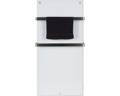 Handdoekradiator met handdoek