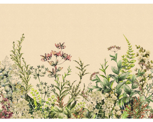 A.S. CRÉATION Fotobehang vlies 38277-1 The Wall bloemen 371x280 cm Afbeelding van planten op behang