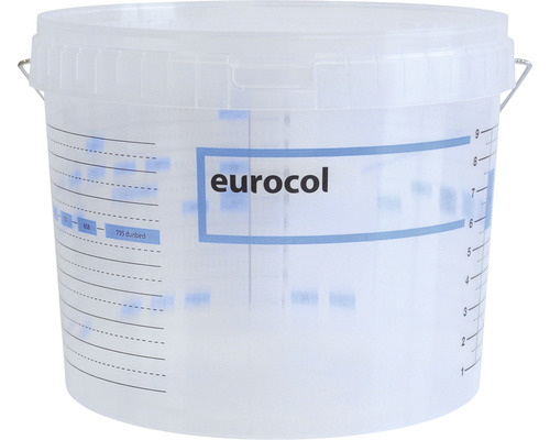 Lege emmer met Eurocol logo