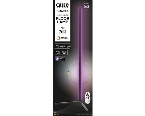 Calex Holland Smart Multicolor vloerlamp met afstandsbediening