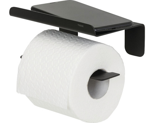 Toiletpapierhouder met opbergvak voor mobiele telefoon