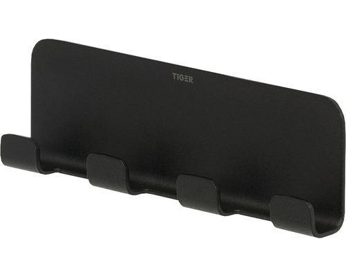 Tiger Logo wandkapstok met vier haken