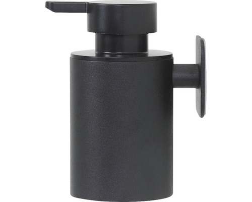 Zwarte zeepdispenser voor wandmontage
