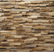 Houten wandbekleding in 3D-look