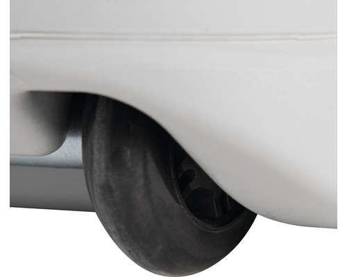 Wiel van een meubelstuk voor eenvoudig transport