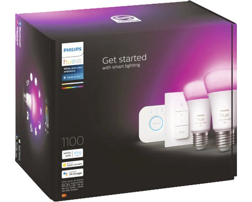 PHILIPS Hue White and Color Ambiance starterset E27 kopen! | HORNBACH