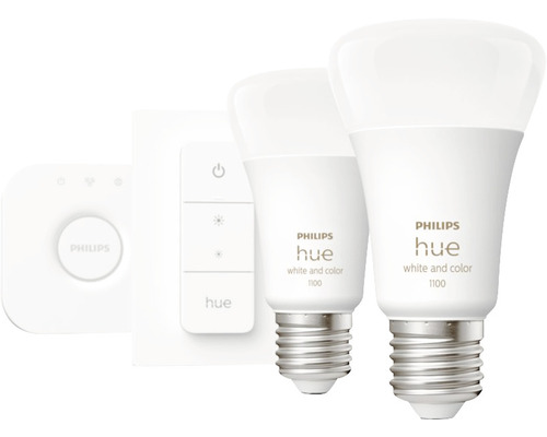 PHILIPS Hue White and Color Ambiance starterset E27