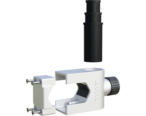 Doppler merklogo en een gereedschap voor buisbevestiging