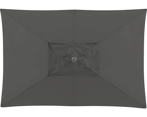 Rechthoekige parasol van bovenaf