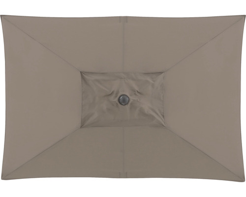 Rechthoekige parasol van bovenaf